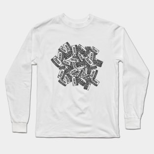 Retro Cassette Tapes Long Sleeve T-Shirt